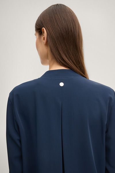 Joop! Junipa Navy Blouson Jacke mit Jacquard-Besatz