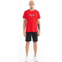 Grafik-Print Fleece-Sweatshorts