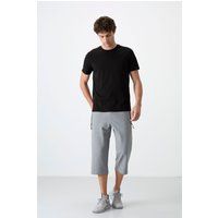 Stretch-Capri-Radsportshorts