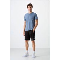 Lässige Fleece-Sweatshorts mit Taschen