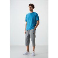 Weitbeinige Capri-Shorts im Relaxed Fit