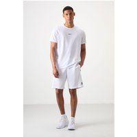 Relaxte Sweatshorts aus Strick
