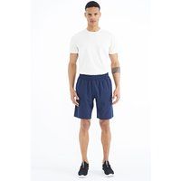 Minimalistische Sport-Shorts mit weitem Bein