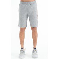 Fleece-Sweatshorts mit Grafikdruck