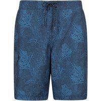 Boardshorts mit Korallenprint und Netzfutter