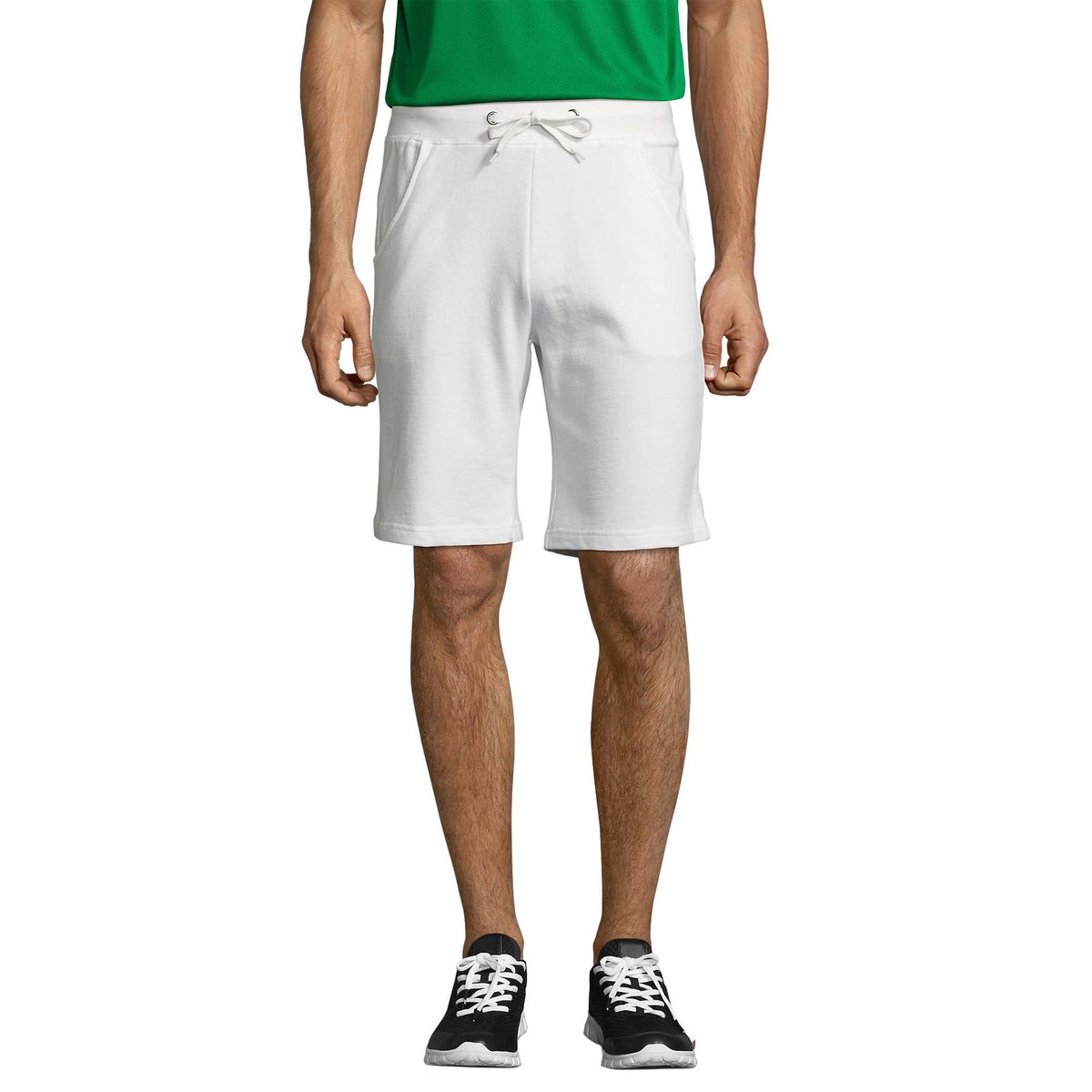 Lässige Sweatshirt-Shorts mit Kordelzug