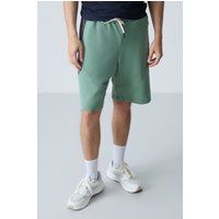 Fleece-Shorts im Regular Fit