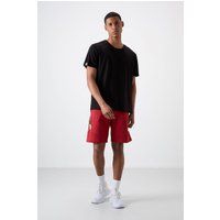 Minimalistische Jersey-Sweatshorts mit Logo