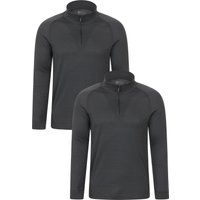 Thermo-Baselayer mit Halbreißverschluss