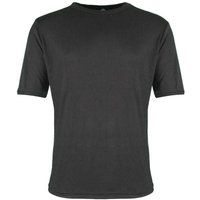Rippstrick-Thermo-T-Shirt mit Rundhals