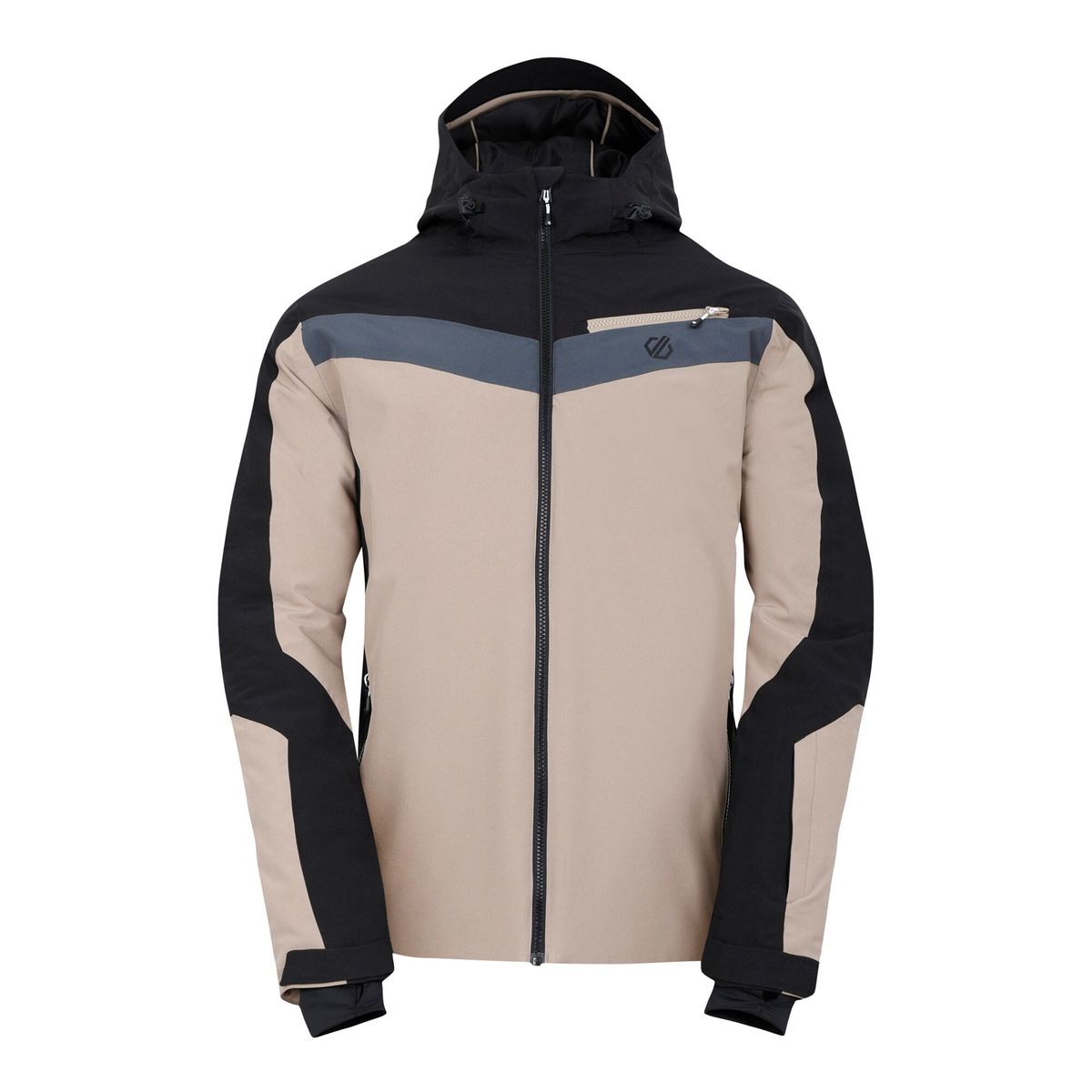 Technische Isolierte Color-Block Skijacke
