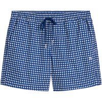 Klassische Badeshorts mit Gingham-Karo