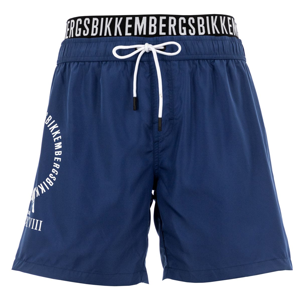Neoklassische Logo-Badeshorts mit Kordelzug