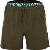 Schnelltrocknende Badeshorts mit Logo-Bund