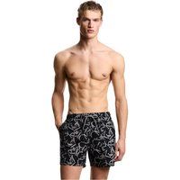 Badeshorts mit Allover-Logo-Print