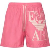 Boxer-Badeshorts mit Grafik-Logo