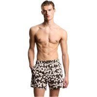 Badeshorts mit Adler-Blumenprint