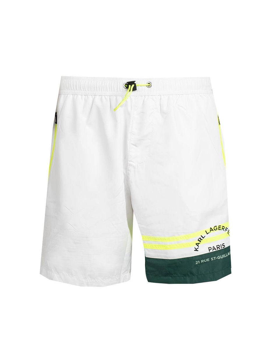 Sportliche Badeshorts mit Grafik-Print