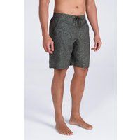 Boardshorts mit tropischem Blattmuster