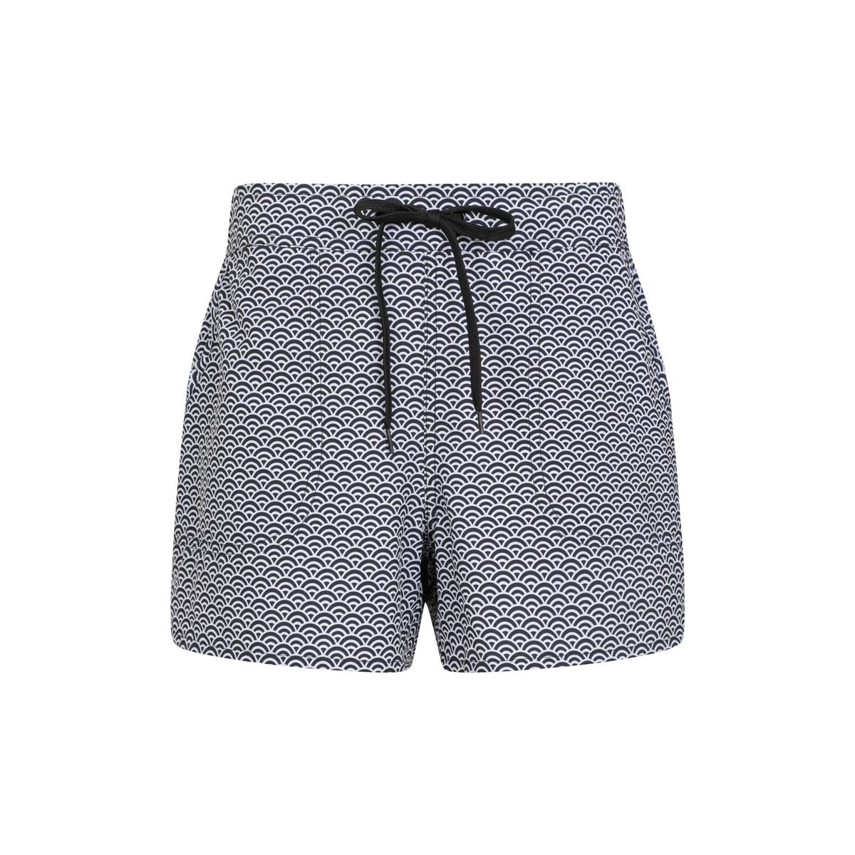 Boardshorts mit geometrischem Wellenmuster