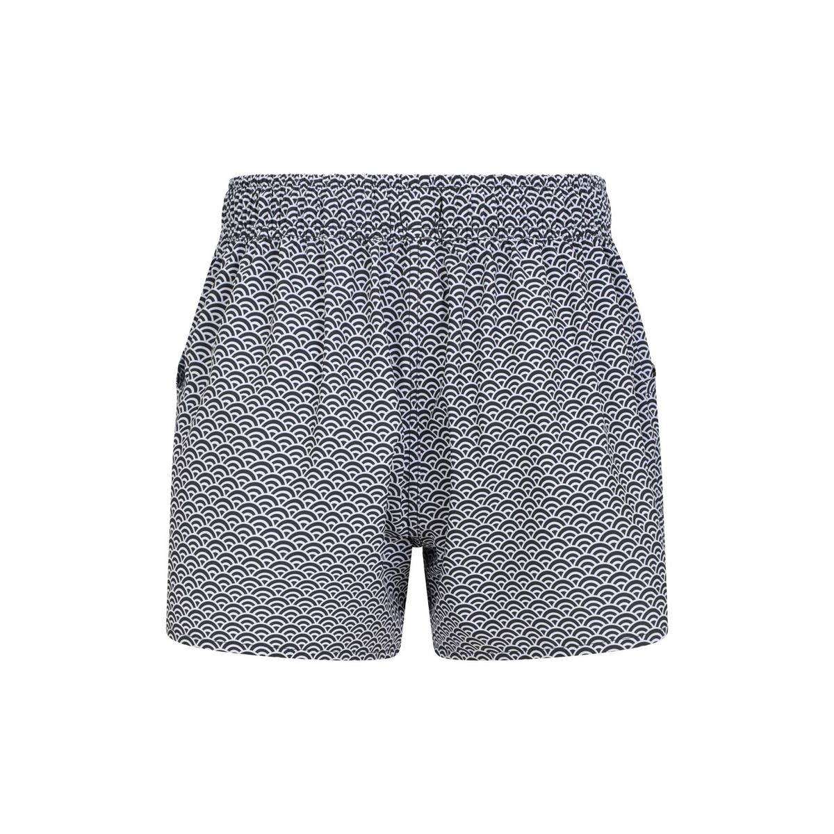 Boardshorts mit geometrischem Wellenmuster