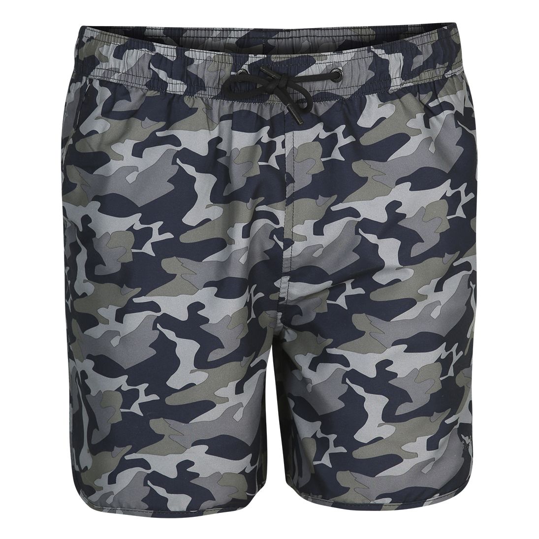 Badeshorts mit Camouflage-Muster