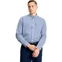 Klassisches Gingham-Hemd mit Button-Down