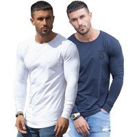 Essentielle Muscle-Fit Langarmshirts