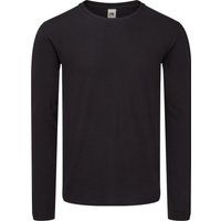 Klassisches Langarmshirt mit Rundhalsausschnitt