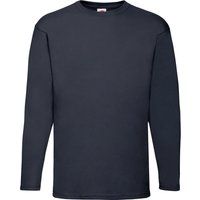 Langärmliges Rundhals-Baumwoll-T-Shirt