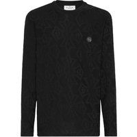 Langarmshirt mit Jacquard-Wappenmuster