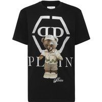 T-Shirt mit Kristall-Teddy-Grafik