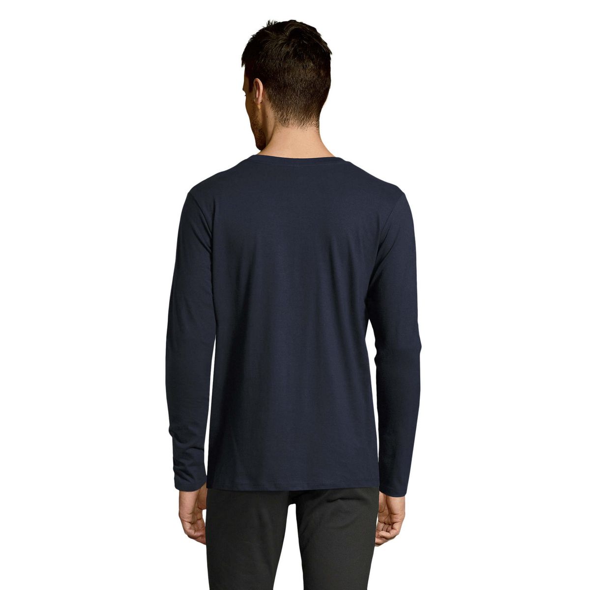 Klassisches Langarmshirt aus Baumwolle