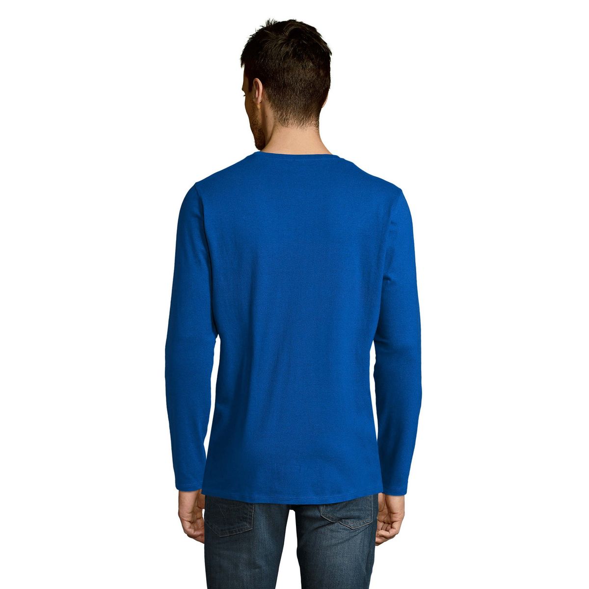 Klassisches Langarmshirt aus Baumwolle