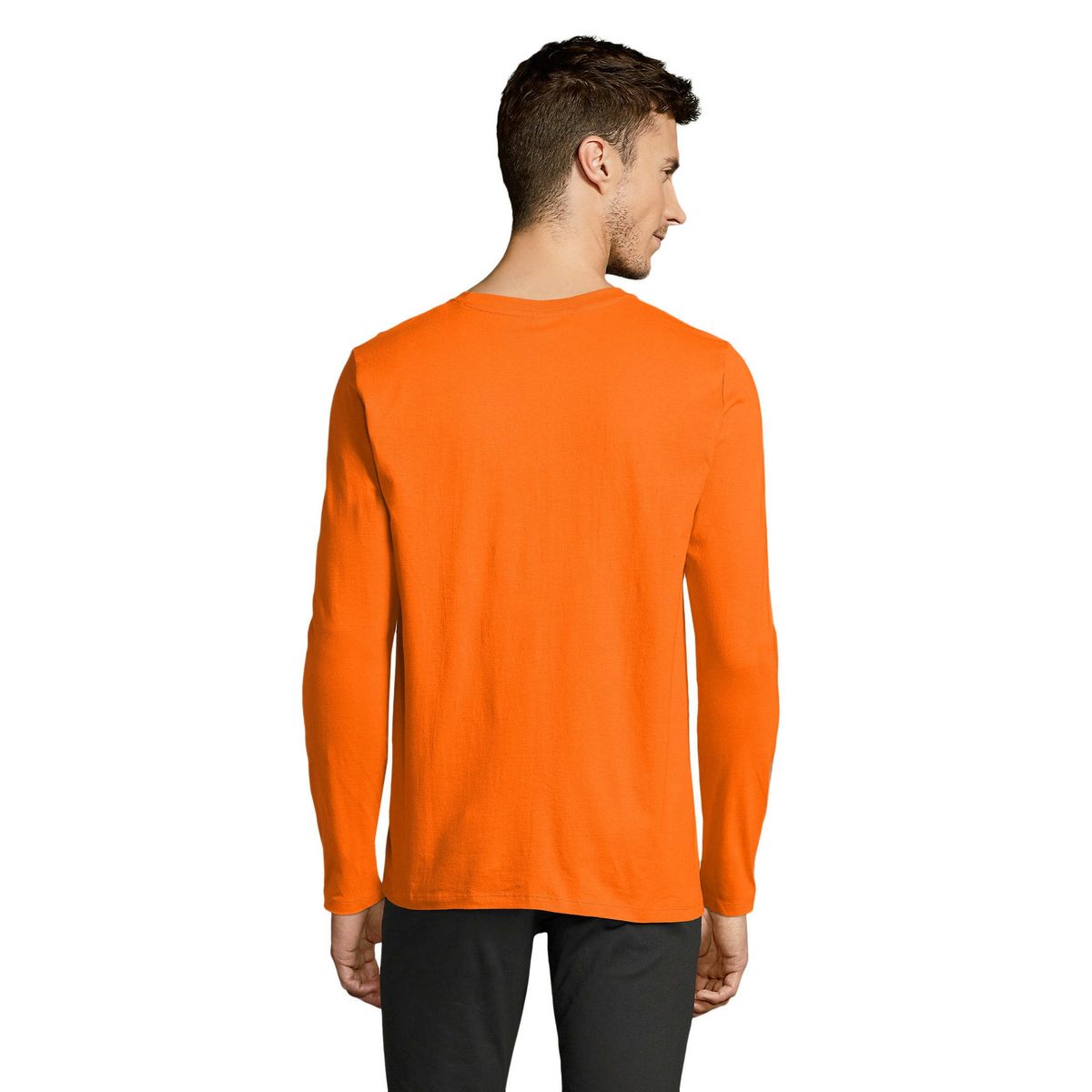 Klassisches Langarmshirt aus Baumwolle