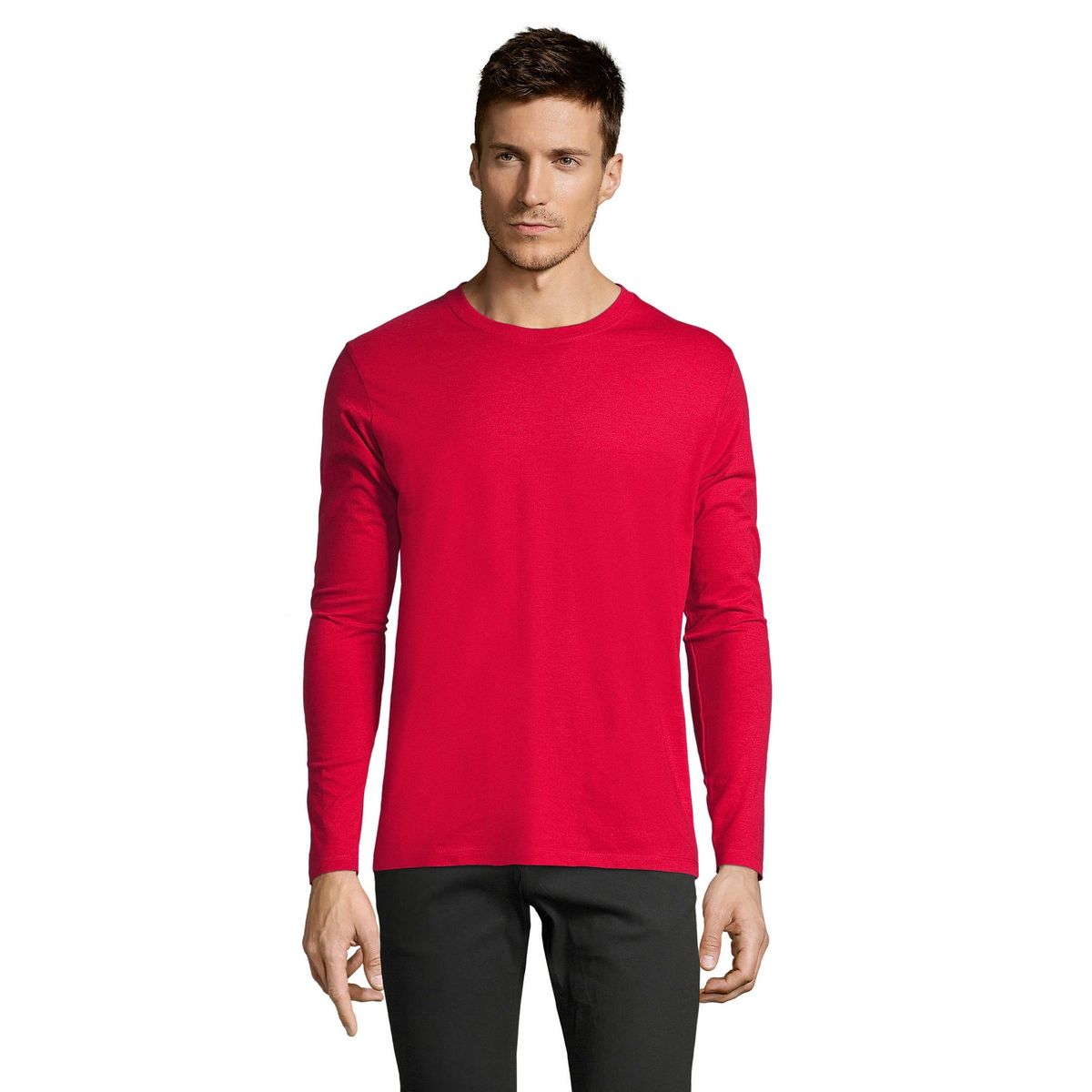 Klassisches schweres Langarm-T-Shirt