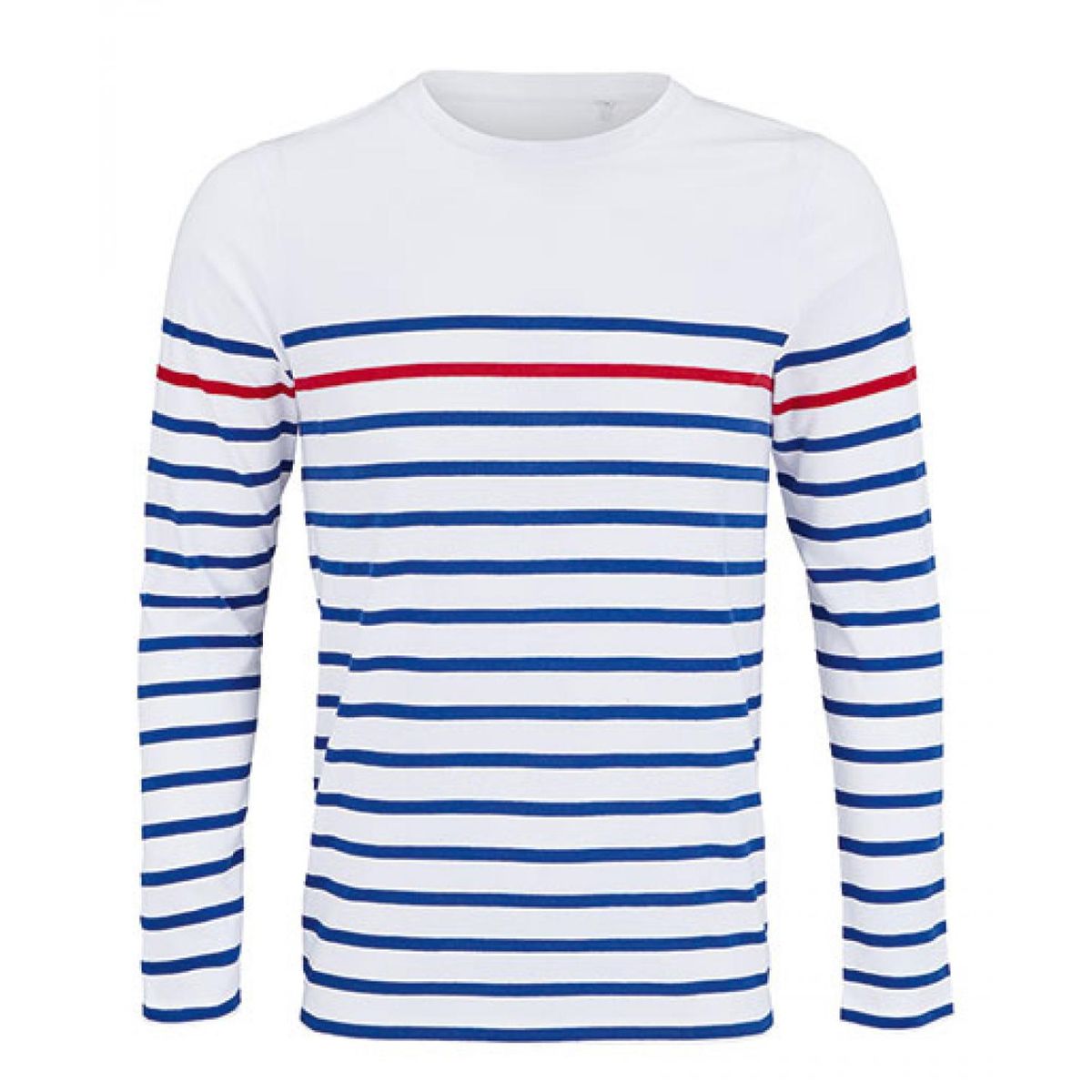 Klassisches Matelot Gestreiftes Langarm-Shirt
