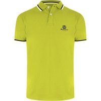 Klassisches Baumwoll-Poloshirt mit Kontraststreifen