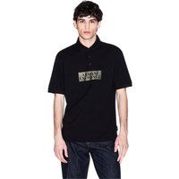 Kurzarm-Poloshirt mit grafischem Aufnäher