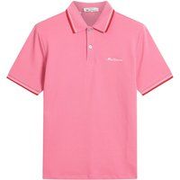 Piqué-Poloshirt mit Kontraststreifen