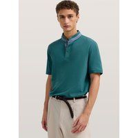 Poloshirt mit Stehkragen im Modern Fit