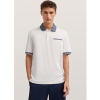 Poloshirt im Modern Fit mit Streifendetails