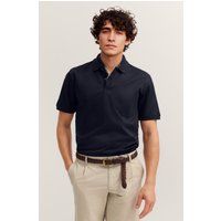 Modernes strukturiertes Baumwoll-Poloshirt