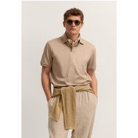 Modern Fit Poloshirt mit Struktur