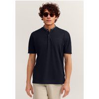 Kurzarm-Poloshirt mit College-Kragen