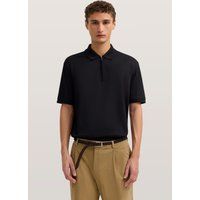Kurzarm-Poloshirt mit Reißverschluss