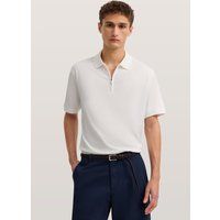 Modern Fit Polo mit Reißverschluss