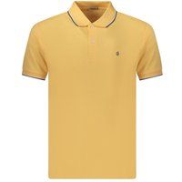Baumwoll-Poloshirt mit Kontrastbesatz