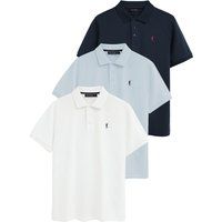 Klassische Kurzarm-Piqué-Poloshirts