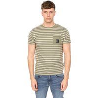 Gestreiftes T-Shirt mit Brusttasche